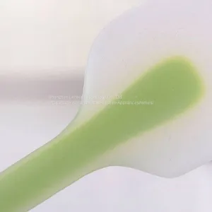 Heat Resistant Transparent Spatula Knife Shape Silicone Spatula thumbnail-2