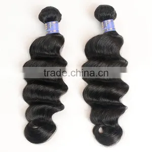 100 Human Hair Weave Color #4, Very Cheap Grade 6A Peruvian Deep Wave Virgin Hair thumbnail-1