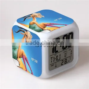 Hot Movie Zootopia LED Alarm Clock, Wide Hopps Digital Alarm Clock, Zootopia Cartoon Clock for Kids thumbnail-6