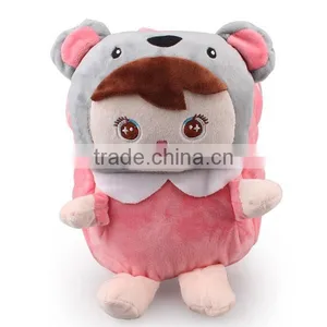 Korea Style Cartoon Animal Plush Toy Kindergarten Children Backpacks thumbnail-4
