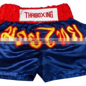 Muay Thai Boxing Shorts Kick Boxing Trunks Satin Size M-3XL thumbnail-4