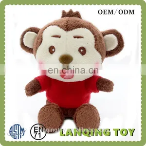 Custom Stuffed Animal Toys 10 cm Plush Monkey thumbnail-1