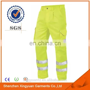Mens Polyester/Cotton Oil Resistant Reflective Tape Used Workwear Work Pants thumbnail-3