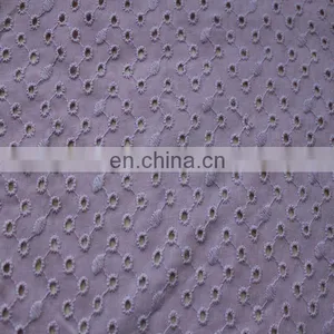 Cotton Embroidery Textiles and Fabrics 60s Customized Design and Color thumbnail-1
