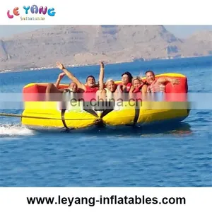 4-6 People Towable & Inflatable PVC Surfing Boat Tube/ Water Towable thumbnail-2
