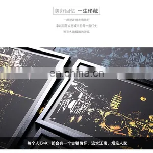 2017 New Gift Mini Scratch off Bight City Coating Poster With Scratch Pen thumbnail-3
