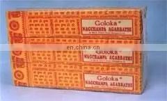 GOLOKA NAGCHAMPA INCENSE STICKS 15 GRAMS PACK thumbnail-1