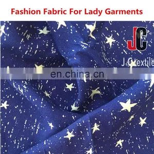 JC Fabric Import and Export Corporation New Design 100% Rayon Multi-color Fabric Silk Soft Poplin Printed Overlay Fabric thumbnail-2