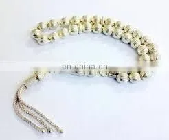 Stunning Top Quality Mixed Color CrystalOval Beads Tasbih Tasbeeh thumbnail-1