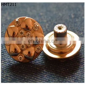 Metal Rhinestone Pearl Button Embellishment thumbnail-2