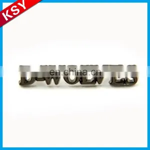 Fashionable Design Competitive Price 3D Clothing Round Logo Label Metal Hole Hang Tag thumbnail-5