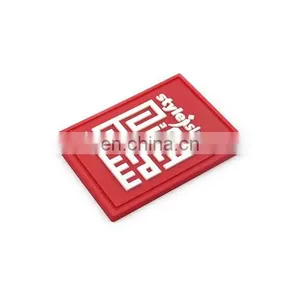 Rubber Patch-3D Transparent Rubber Label Wholesale Cheap Customized Engraved Logo 3D Soft Plastic PVC Silicone Rubber Label thumbnail-3