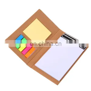 Office Portable Recycled Notepad and Booklet With Paper Clip and Self-adhensive Papers and Clipboard thumbnail-1
