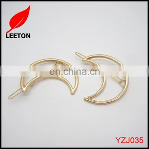 Factory Supply Popular Fashion Metal Moon Hair Clip for Girls thumbnail-2