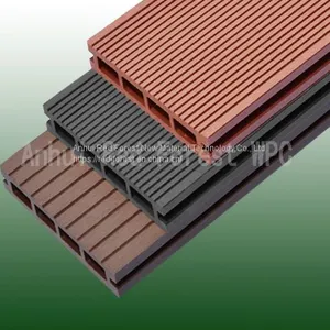 Green Eco Friendly Wood Plastic Composite Waterproof Decking Floor thumbnail-1
