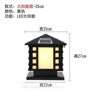 Square Aluminum Modern Design Solar Garden Led Wall Pack Light JML-WLL-C7002 thumbnail-3