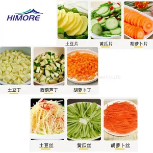 YQC-1000 Multifunctional Commercial Vegetable Julienne Cutting/vegetable Slicer and French Fries Cutter Machine Potato Chips Cutting thumbnail-4