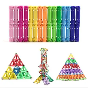 Color Magnetic Stick Changeable Building Blocks Set Children's DIY Building Construction Magnetic Block Toys thumbnail-1