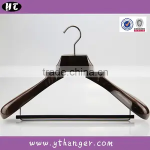 HA5421beech Wooden Hanger Matched Set Hanger With Bar thumbnail-2