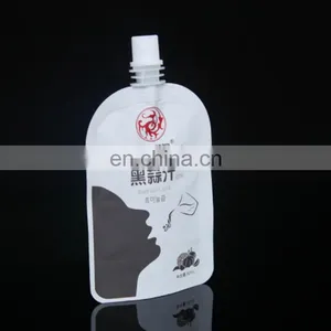 OEM Baby Food Grade Packaging Reusable Spout Top Stand up Pouch With Flat Bottom thumbnail-3