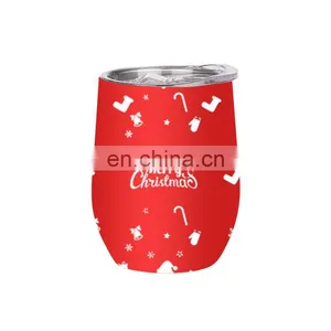 Sublimation Tumbler Gift Box Christmas Halloween Custom Logo Stainless Steel Straight Skinny Tumblers Cup Mug thumbnail-5