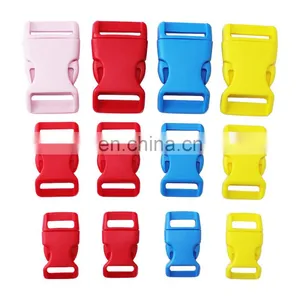 Custom Adjustable Center Release Insert Side Quick Release Buckle For Seat Belt Slide Accessories thumbnail-2