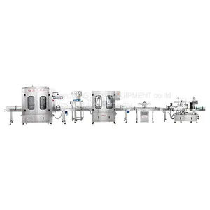 Chemical Production of Full-automatic Filling, Rotary Cap Labeling and Aluminum Foil Sealing thumbnail-1