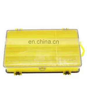 China Transparent Plastic Storage Fishing Box 8 Compartments Container For Fishing Lure Bait Hook Tool Tackle Box Case thumbnail-3