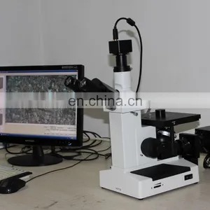 4XC With CCD/ Software / Camera Trinocular Inverted Metallurgical Microscope thumbnail-2