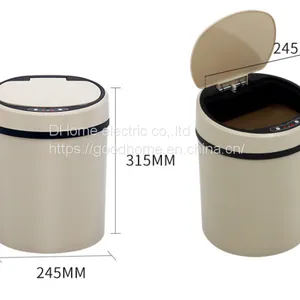 A Smart Trash Can Home Charging Inductive Trash Can Pedal - Free Flip Trash Can（Wechat:13510231336） thumbnail-1