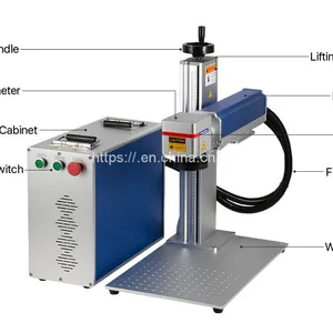 Fiber Laser Marking Machine JPT Mopa 60W 30W 50W 100W thumbnail-4