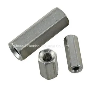 SS/CS Hex Lock Nut , Hex Coupling Nuts DIN ANSI / ASME Standard thumbnail-2