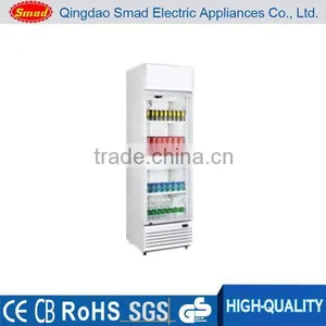 200L-660L Supermarket Upright Glass Door Auto Defrost Display Fridge thumbnail-2