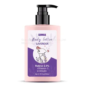 Private Label Lavender Shea Nut Body Lotion Cream Moisturizing Whitening Soothing Brightening Body Skin For Women thumbnail-1