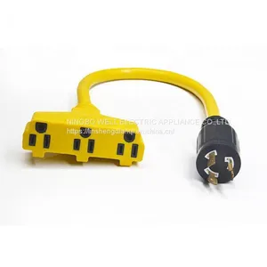 Generator Cords Set L5-20P to 5-15R/5-20R STW 10/3 thumbnail-2