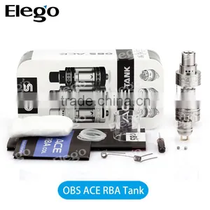2016 New Ecigarette Ceramic Coil OBS ACE RBA Tank Side Filling OBS ACE in Stock thumbnail-1