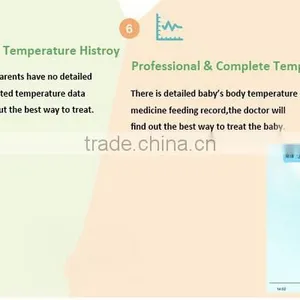 Baby 24 Hours High / Low Temperature Alarm Termometro de Cocina thumbnail-3