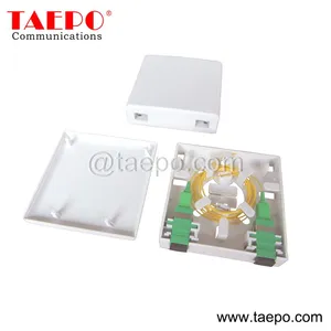 Sample Free 2 Port SC Fiber Optic Surface Mount Box With SC Adapters and Pigtails From China Factory TAEPO for Sale thumbnail-1