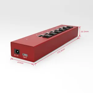 AOTECH OEM Customized 6 Port Usb 3.0 Hub thumbnail-5