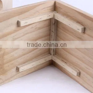 Small New Unfinished Decorative Wooden Craft Bird House for Wholesale thumbnail-5