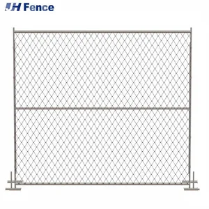 Free Standing Galvanized Outdoor Event Construction Chain Link Temporary Fencing for America Temporary Chain Link Fence thumbnail-2