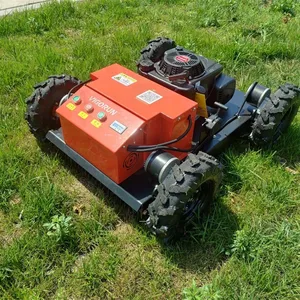 Agriculture Gasoline Powered Walking Speed 0~6Km/H Remote Operated Grass Cutter thumbnail-6