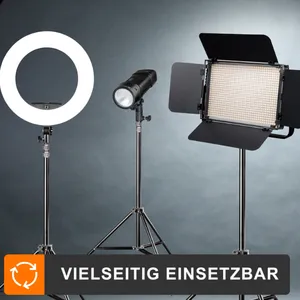 2M Classic Aluminum Light Stand Tripod With 1/4 Screw Head For Photography Studio Ring Light Softbox Laser Projector thumbnail-5