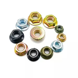 DIN 6923 Factory Selling Zinc Plated Hexagon Flange Nuts thumbnail-5