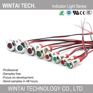 Wintai-Tech 22mm Waterproof Indicator Light With Metal Housing and LED Bulb thumbnail-5