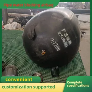 Corrosion Resistant Neoprene Pipe Stopper Airbag Inflatable Pipeline Blocking Balloon for Wastewater Pipes thumbnail-3