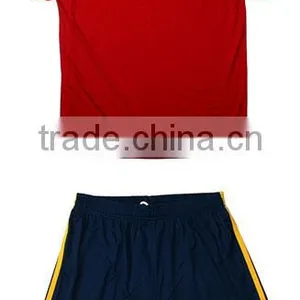 Blank Plain Training Soccer Jersey and Short Kit thumbnail-1