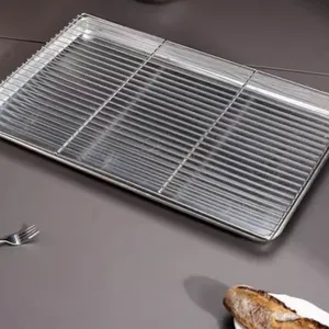 Customized 304 Stainless Steel Wire Oven Mesh Drying Tray for Food Processing thumbnail-1