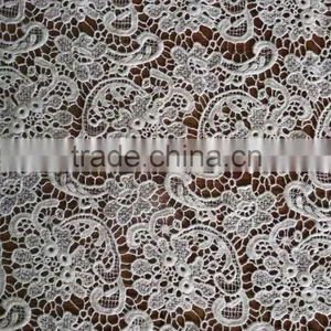 2016wholesale Lace Garment Accessory/embroidery Cotton Full Lace Water Soluble Lace Fabric thumbnail-6