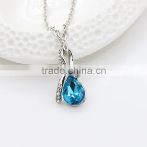 Angel Tears Girls Jewelry Wholesale Crystal Drop Necklace thumbnail-4